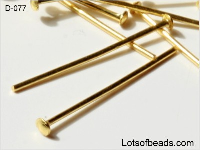 gold head pins